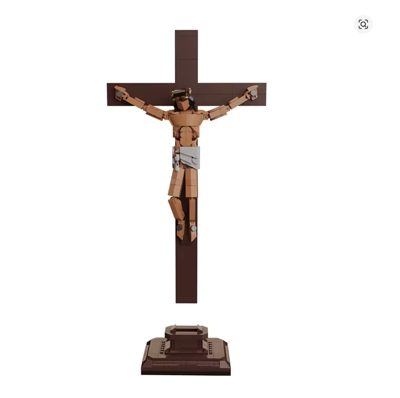 NEW Jesus Building Block Set Christ Building Blocks Easter Crucifixion Christmas - Image 2 of 3