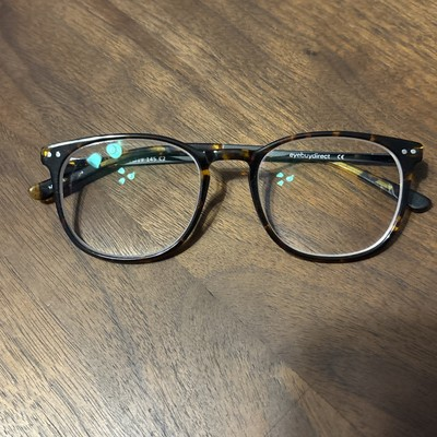 #ad Eyebuydirect Northern Tortoise Eyeglasses Frames SAVVY 51 19 145 C2 $18.00