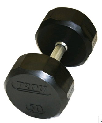 #ad TROY 12 SIDED 5 LB 100 LB RUBBER DUMBBELL SET SEE DESCRIPTION WORLD CLASS S H $3995.00