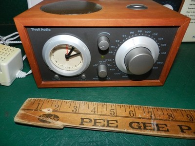 Tivoli Audio Model Three Henry Kloss AM/FM/AUX Bluetooth Alarm Clock Radio