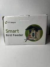 TT Nature Smart Bird Feeder with Camera LBF105 AI Identify, Wood with Iron Roof