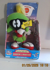 1995  Warner Bros Marvin the Martian Mission From Mars Plush Toy Never out box