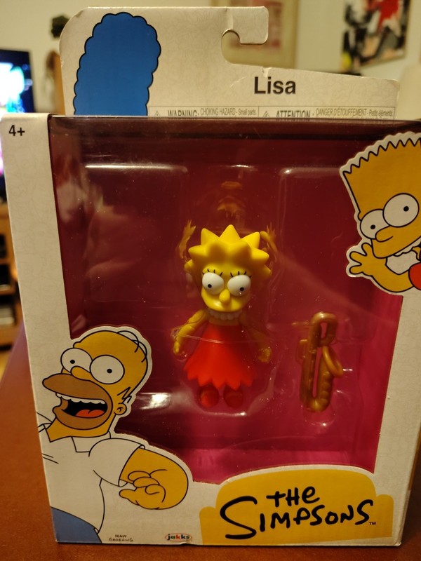 The Simpsons Lisa Simpson 5" Set of Jakks Pacific Action Figure Wave 2 2024 New