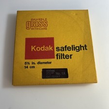Kodak- 5 1/2" diameter 10 safelight filter dark amber za8s