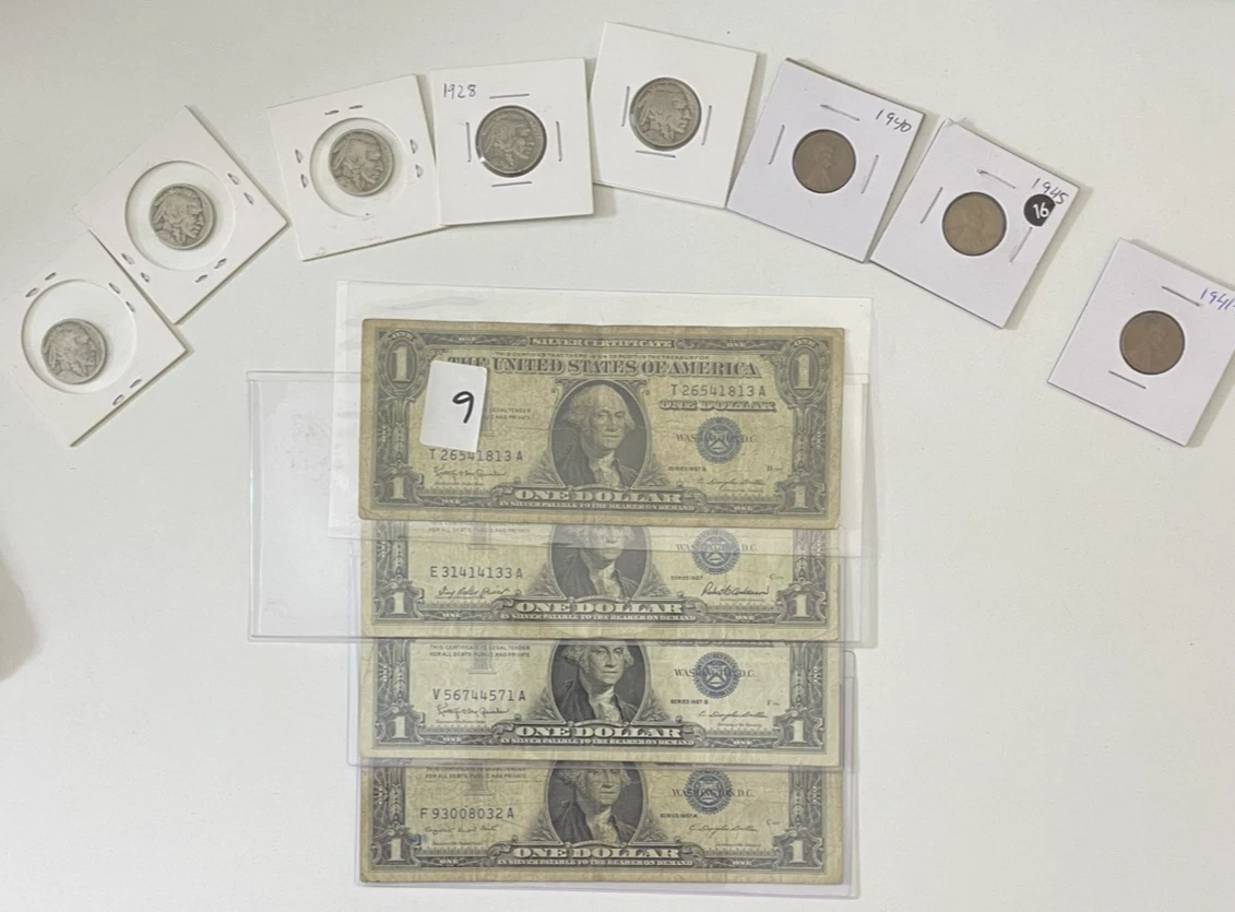 25+ Circulated $1 1957 US Federal Reserve Small Notes for sale