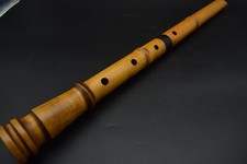 Japanese antique Vintage Shakuhachi Flute Instrument length 64.0cm Wooden Japan