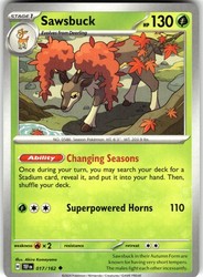 Sawsbuck 017/162 Temporal Forces Uncommon