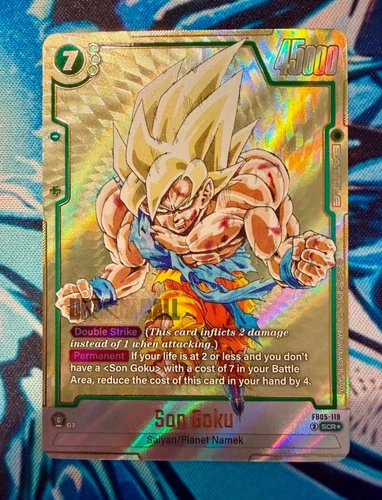 Son Goku FB05-119 Dragon Ball Fusion World Secret Rare Alt Art Manga Booster VLP
