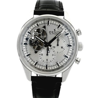 Zenith El Primero Chronomaster 03.2040 Silver Quarter Skeletonized Dial Watch
