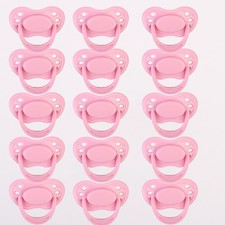 15pcs Magnetic Pacifiers Dummy Nipples Soother for Reborn Baby Dolls Accessory