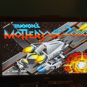 Sega 32x Game Zaxxons Mother Base 2000 Rare Game Tested Working Sega Genesis 32X