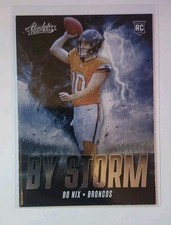 Bo Nix Rookie By Storm Foil Insert 2024 Panini Absolute Football