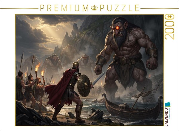 Calvendo Puzzle Odysseus Among The Cyclopes | 2000 Pieces, Finished Size 35.4 ×-image