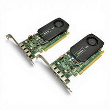 Lot of 2 HP NVIDIA NVS 510 2GB GDDR3 4X MDP PCI-E GPU Graphics Card 09NPC8