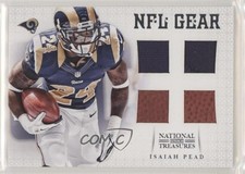 2012 Panini National Treasures NFL Gear Quad Materials 13/25 Isaiah Pead #25 1o3