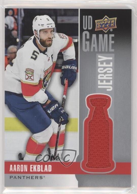 2019-20 Upper Deck UD Game Jersey Aaron Ekblad #GJ-AE 0c2