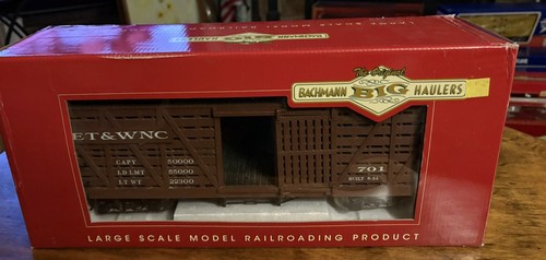 Bachmann Big Haulers G Scale ET & WNC Cattle Stock Car #98120
