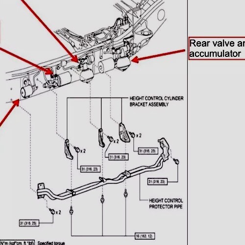 TOYOTA LANDCRUISER/LEXUS 570 AHC SUSPENSION PROTECTOR PIPE eBay