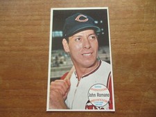 1964 TOPPS GIANTS JOHN ROMANO #59 CLEVELAND INDIANS HIGH GRADE SETBREAK