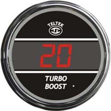 Teltek Red Turbo Boost Gauge 06 Newer Peterbilt