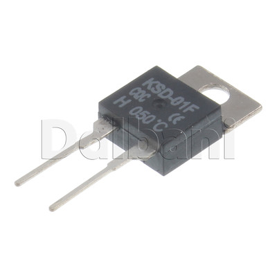 2pcs KSD-01F-H050C Cantherm Thermostat Temperature Switch 250V 2 Pin 50 C