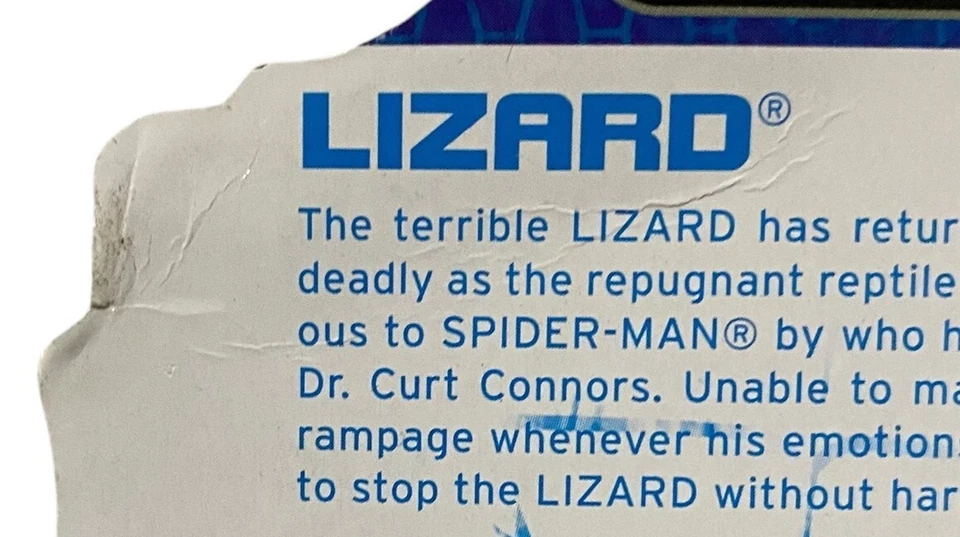 Figura Spider-Man 3 Lizard Slashing Tail Smash Attack NUEVA 2007 de Videojuego Foto 4 de 4