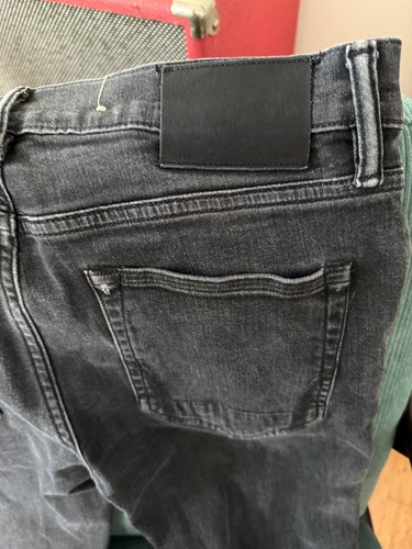 All Saints “Cigarette” Designer Grey Black Skinny Jeans W32 L32 - Picture 3 of 4