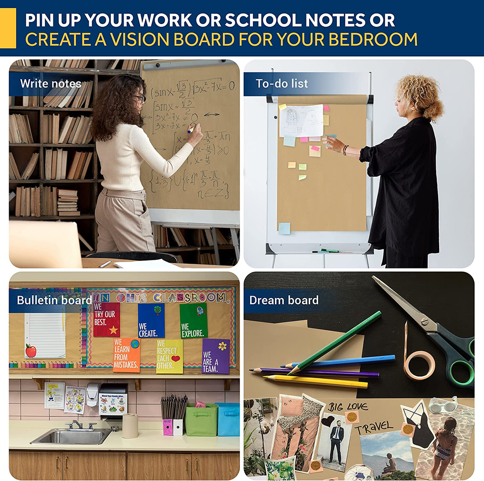 18" X 1,200" Brown Kraft Packing Paper Versatile for Different Arts