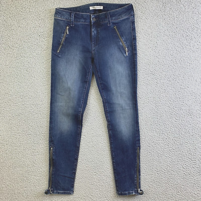 MAVI Jeans Co Women's New Fit Blue Jeans Sz 27 x 27 Zipper Ankles & Pockets