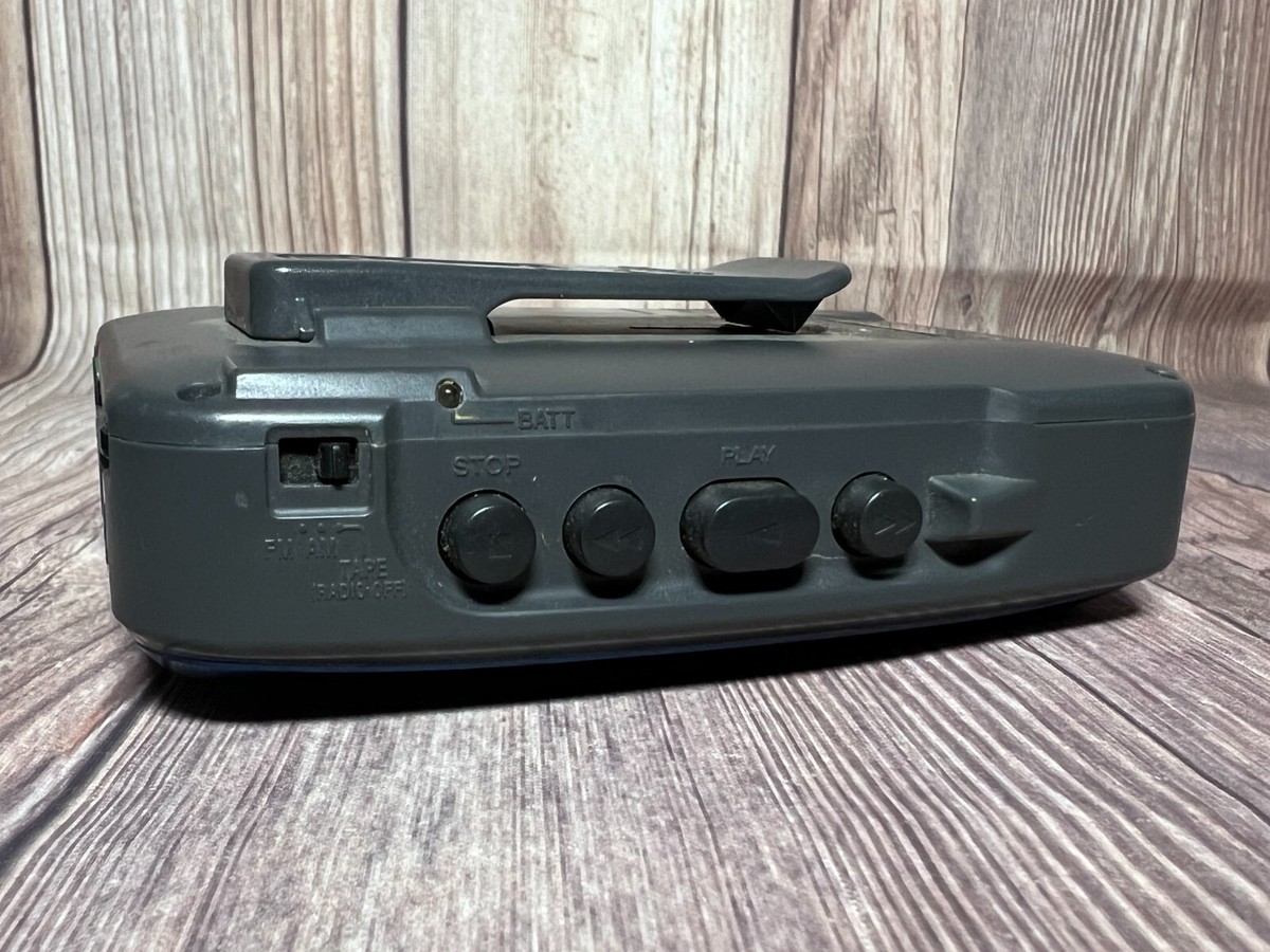 Sony WM-FX181 Blue Walkman FM/AM Vintage Cassette Player For Parts