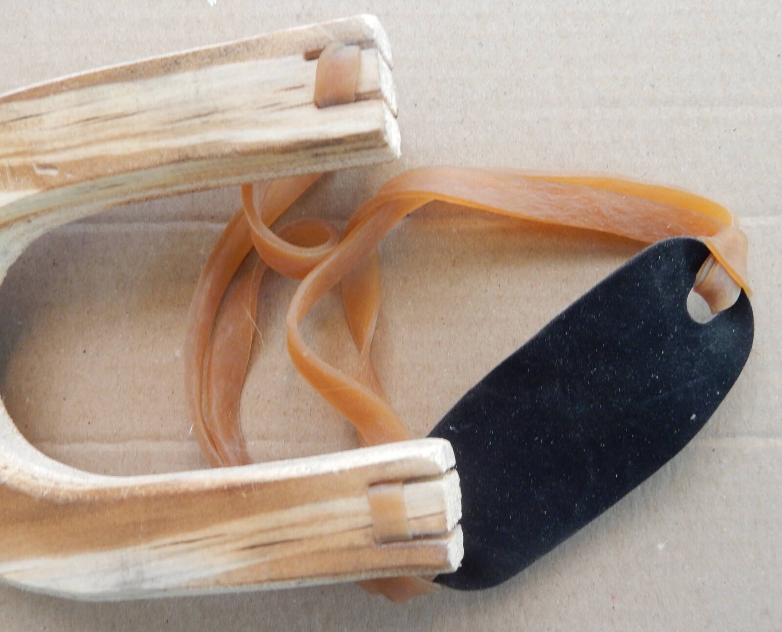 Wood Slingshot with 200 Clod Poppers