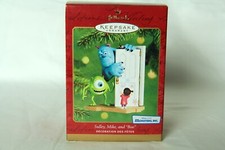 Hallmark Ornament Keepsake Disney Pixar Monsters Inc. Sulley, Mike, and Boo 2001