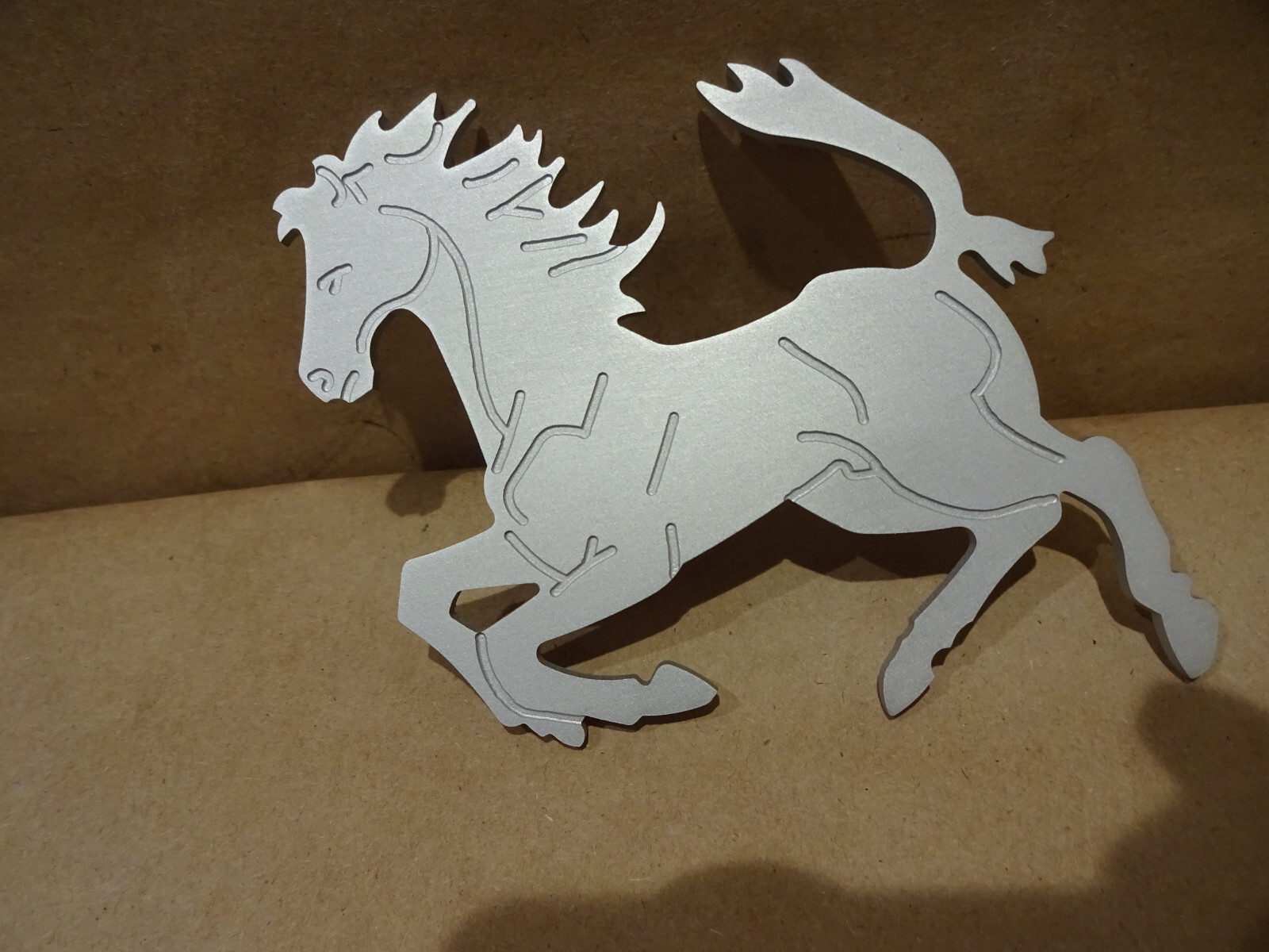 Ferrari 365, 512 BB-BBi Horse Motif Silver  P/N 50200203