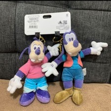New Disney Store Japan Goofy  Max Plush Keychain Set - A Goofy Movie Dance
