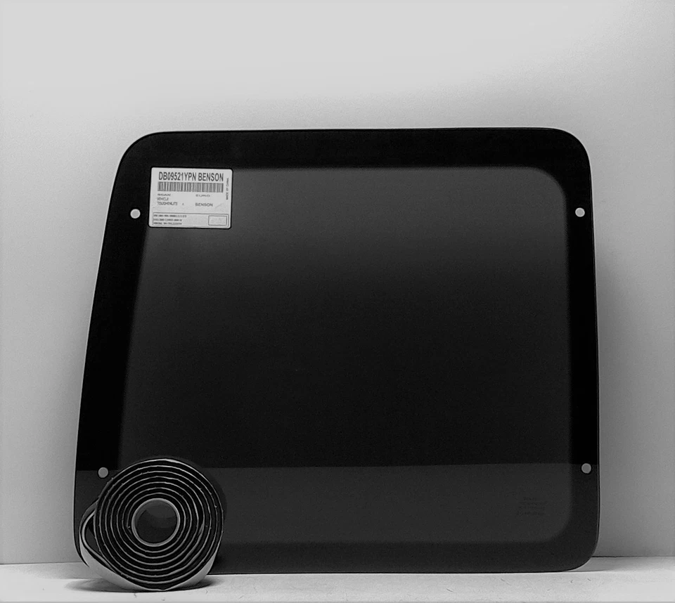 Fits: 92-16 Ford Econoline Van Back Glass Driver Left Side (4 Holes) Butyl Tape Foto 3 de 4