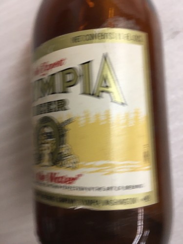 old OLYMPIA Beer Amber Glass Beer Bottle - rare 11 fl.oz. Breweriana Collection - Picture 3 of 4