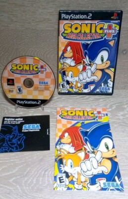Sonic Mega Collection Plus (Sony PlayStation 2, PS2 - 2004) Complete with Manual