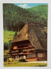Black Forest farm house Schwarzwalder Bauernhof Germany Postcard Unposted