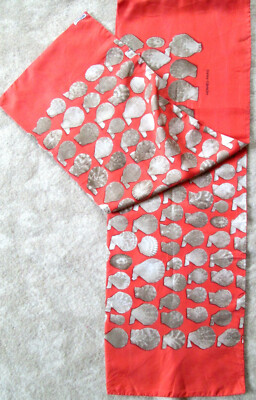 - HERMÈS Schal ''Coquilles'' Seide Vintage Scarf 30 x 180 cm