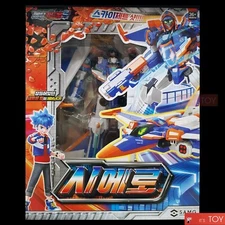 Metal Cardbot S CIELO Aircraft Airplane Transforming Robot Figure Car Toy 2024