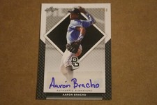 AARON BRACHO 2016 Leaf Perfect Game AUTOGRAPH #9/50 GUARDIANS INDIANS