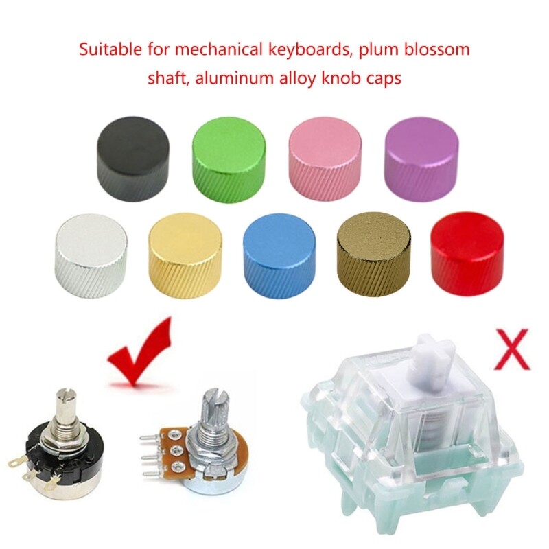 Upgrade Your Mechanical Keyboard with Durable Metal Rotary Knob for Superior Grip