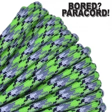 Biosludge - 550 Paracord Rope 7 strand Parachute Cord - 10 25 50 100 ft