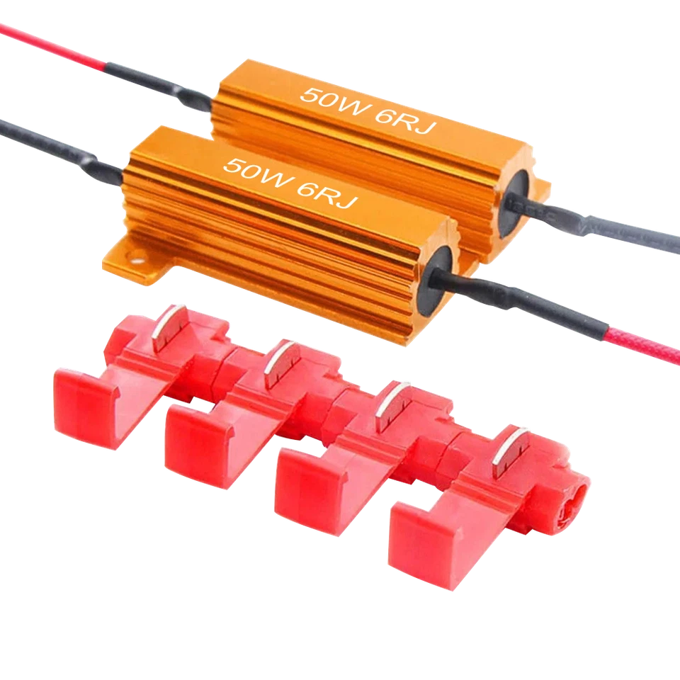 2x 3157 4157 Resistencia de Carga Fijar Hyper Flash Para Luz LED Señal de Giro Conmutación Foto 2 de 4