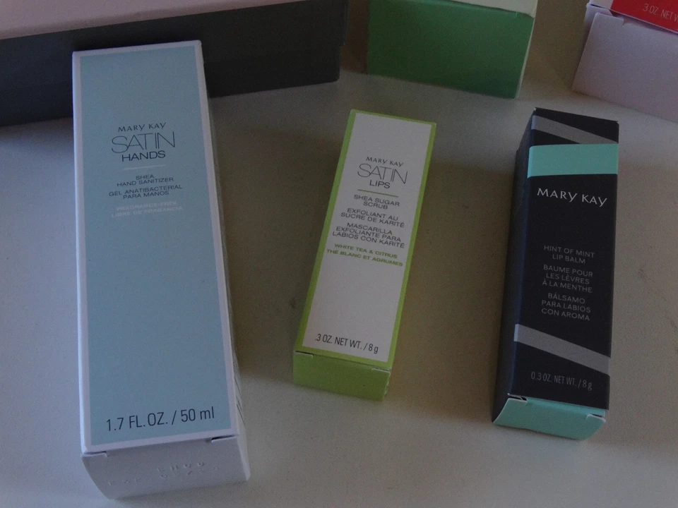 Mary kay time sabio exfoliante labial bálsamo pie pierna loción arcilla máscara desinfectante de manos Foto 4 de 4