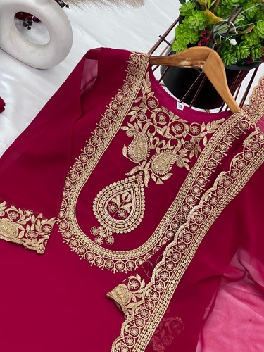 Indian Salwar Kameez Suit Designer Pakistani Bollywood Party Wear Wedding Dress - Picture 61 of 64