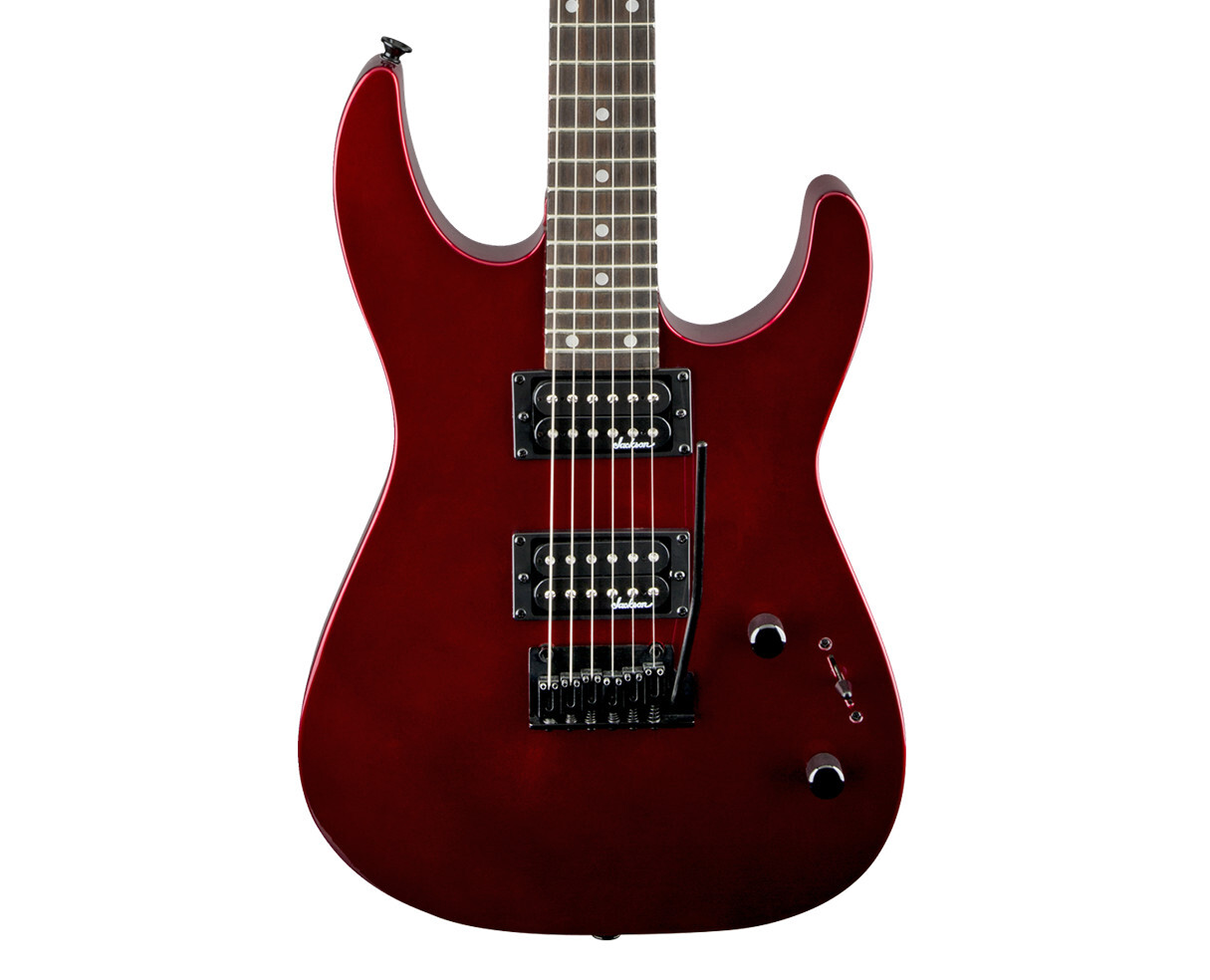 Jackson JS Series Dinky JS12 Electric Guitar - Metallic Red w/Amaranth FB