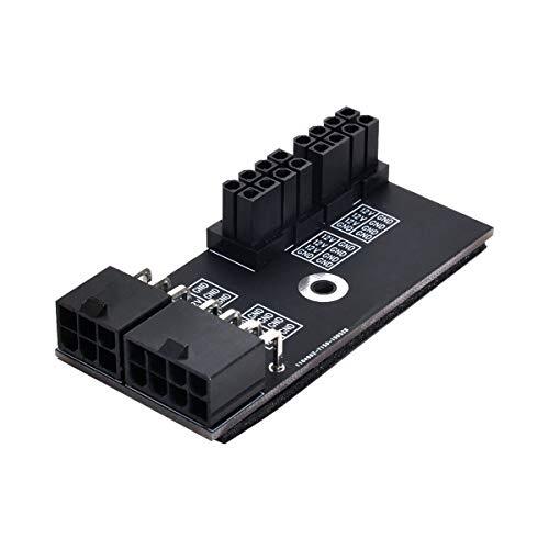 Dual ATX 8Pin Female to 6+8pin Male 180 Degree Angled Power Adapter for NVIDI... - Picture 3 of 6