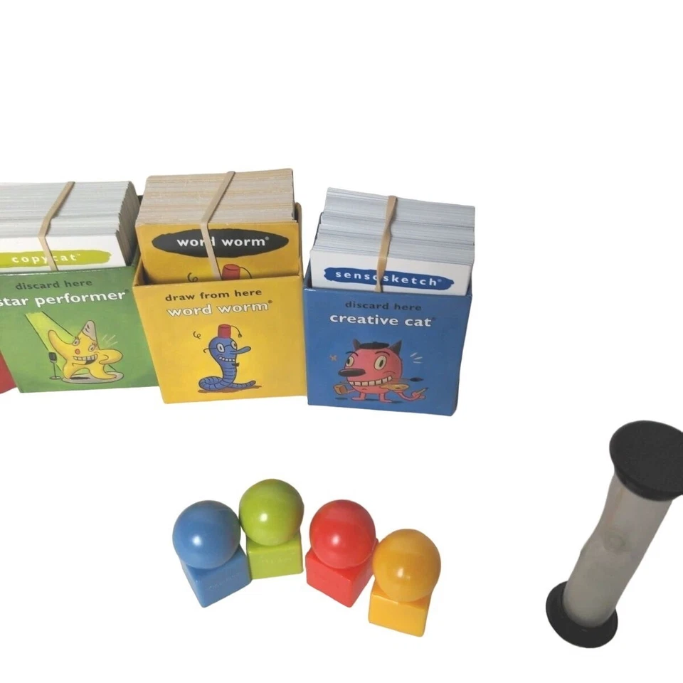 Cranium Game Hasbro Game Replacement Pieces Cards Tokens Timer Paper Pads - Image 3 of 4