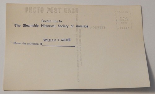 Steamship Steamer CALIFORNIAN at San Pedro California real photo postcard RPPC - Picture 2 of 2